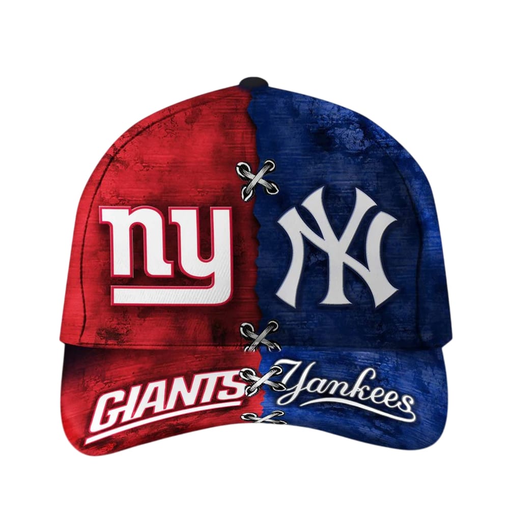 NY Giants x Yankees Customized Classic Cap NY Giants x Yankees Customized Classic Cap