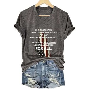 As A Kid I Recited With Liberty And Justice For All Every Morning In School Shirt3