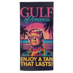 Gulf Of America Enjoy A Tan That Lasts Beach Towel1