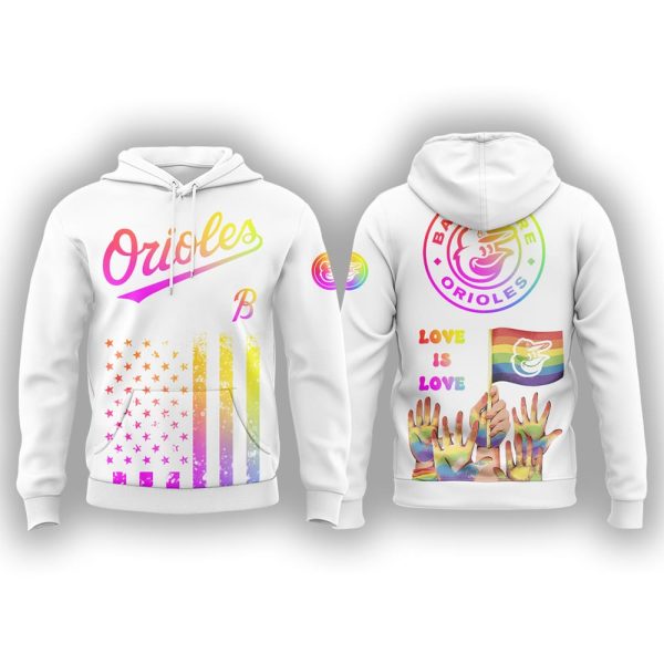 Orioles Baseball Pride Month 2025 Hoodie