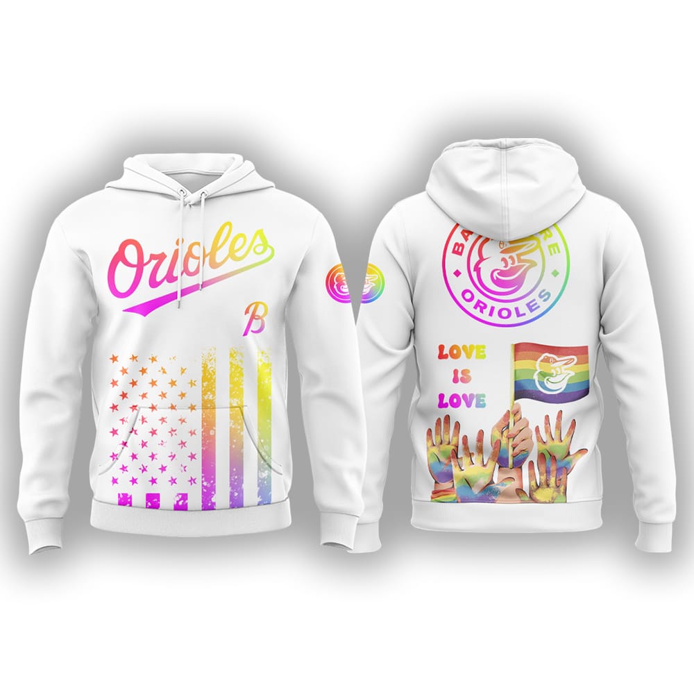 Orioles Baseball Pride Month 2025 Hoodie Orioles Baseball Pride Month 2025 Hoodie