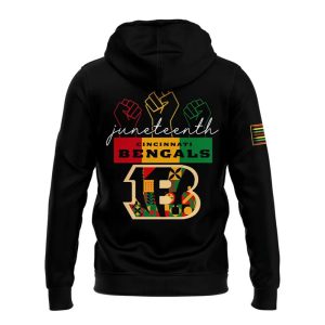 2025 Bengals Celebrate Juneteenth Hoodie2