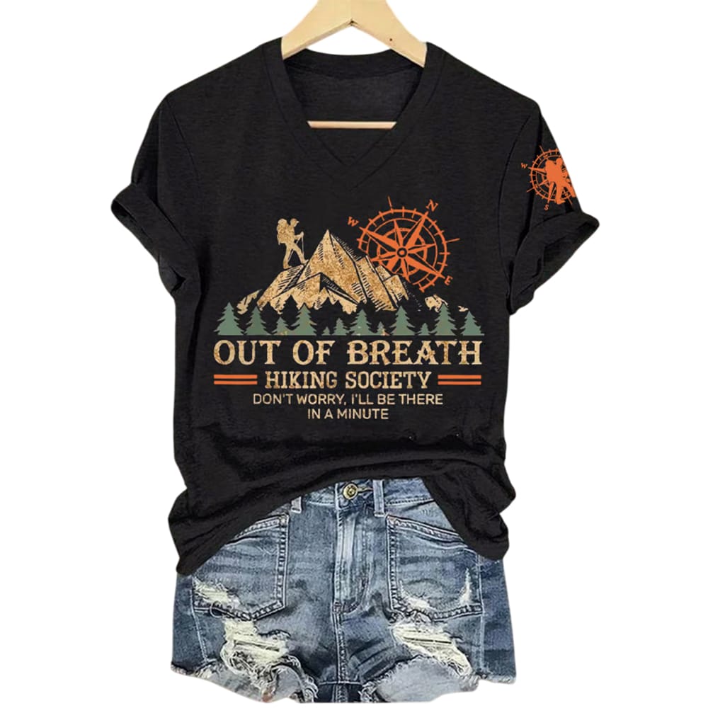 Out Of Breath Hiking Society Dont Worry Ill Be There Soon Shirt Out Of Breath Hiking Society Don't Worry I'll Be There Soon Shirt