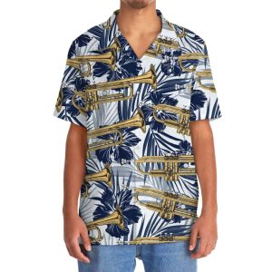 Trumpet Hibiscus Hawaiian Shirt2