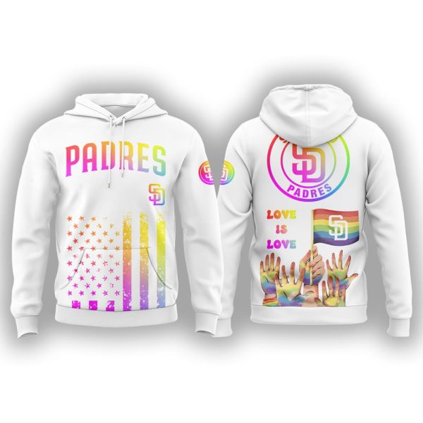 Padres Baseball Pride Month 2025 Hoodie