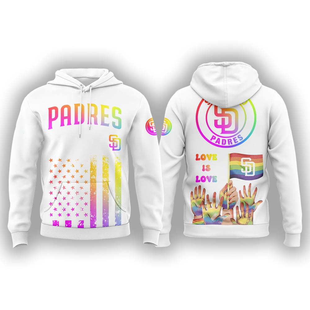 Padres Baseball Pride Month 2025 Hoodie Padres Baseball Pride Month 2025 Hoodie