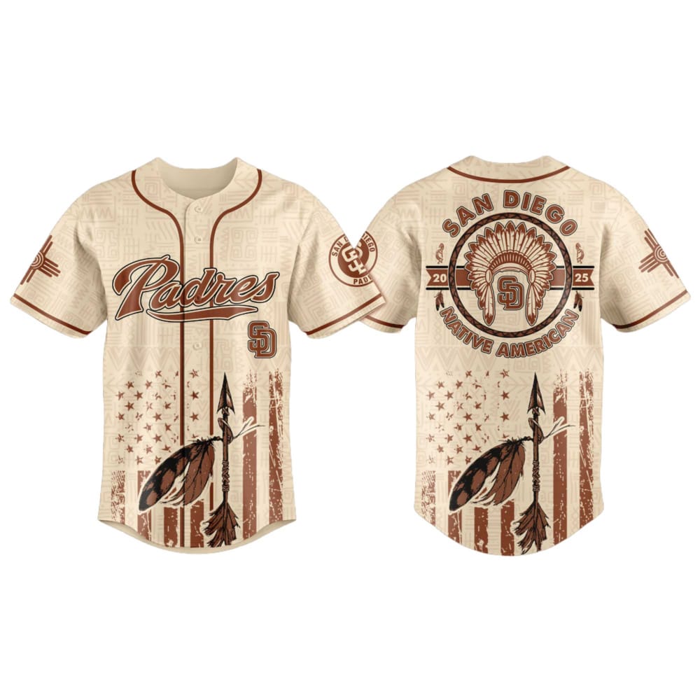 Padres Native American Heritage Month Baseball Jersey 2025 Padres Native American Heritage Month Baseball Jersey 2025