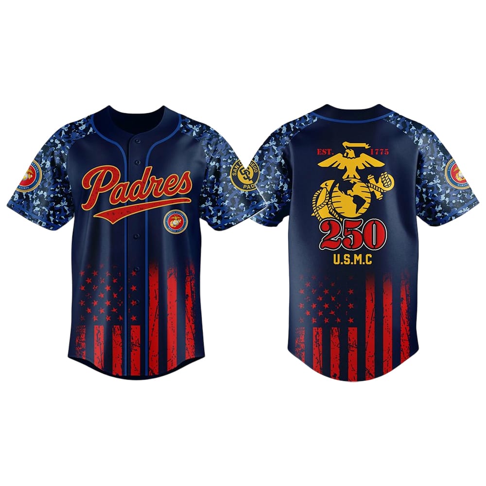 Padres x USMC 250th Birthday Tribute Jersey Padres x USMC 250th Birthday Tribute Jersey