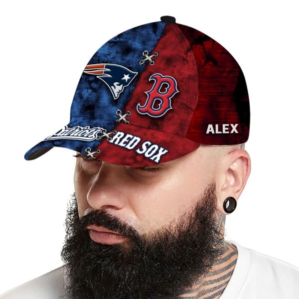 Patriots x Red Sox Customized Classic Cap