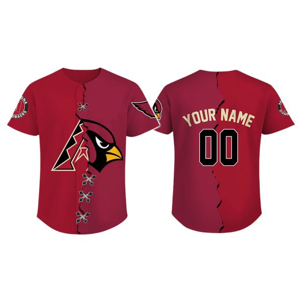 Personalized Arizona Diamondbacks x Cardinals Baseball Jersey