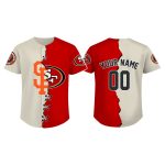 Personalized Giants x 49ers Baseball Jersey