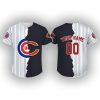 Personalized Half Cubs x Bears Baseball Jersey