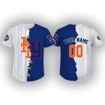 Personalized NY Mets x Giants Baseball Jersey