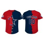 Personalized Rangers x Cowboys Baseball Jersey
