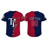 Personalized Tampa Bay Rays x Buccaneers Baseball Jersey