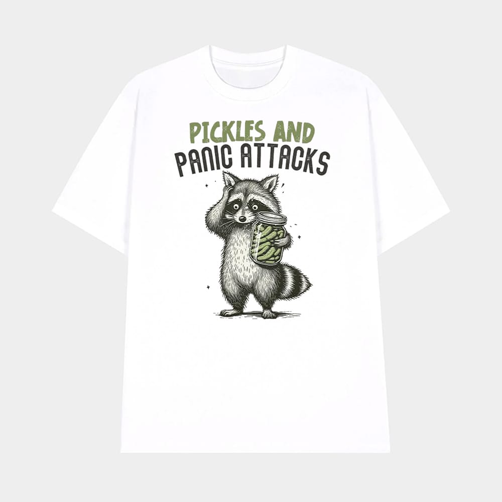 Pickles And Panic Attacks T shirt 1 Pickles And Panic Attacks T-shirt