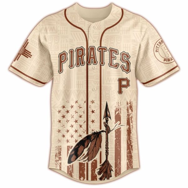 Pirates Native American Heritage Month Baseball Jersey 2025