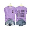 Purple Heart Day Purple Heart Honor The Fallen Thank The Living Shirt