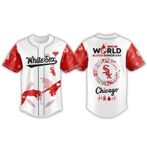 2025 White Sox World Blood Donor Day Jersey