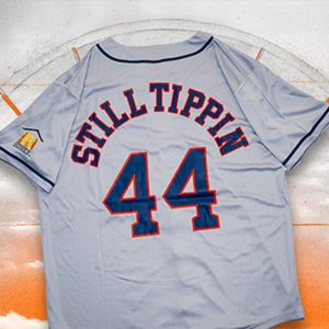 2025 Astros Astros Road Grey Still Tippin Jersey Giveaway1