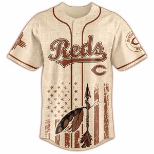 Reds Native American Heritage Month Baseball Jersey 20251