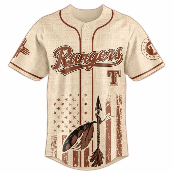 Rangers Native American Heritage Month Baseball Jersey 2025