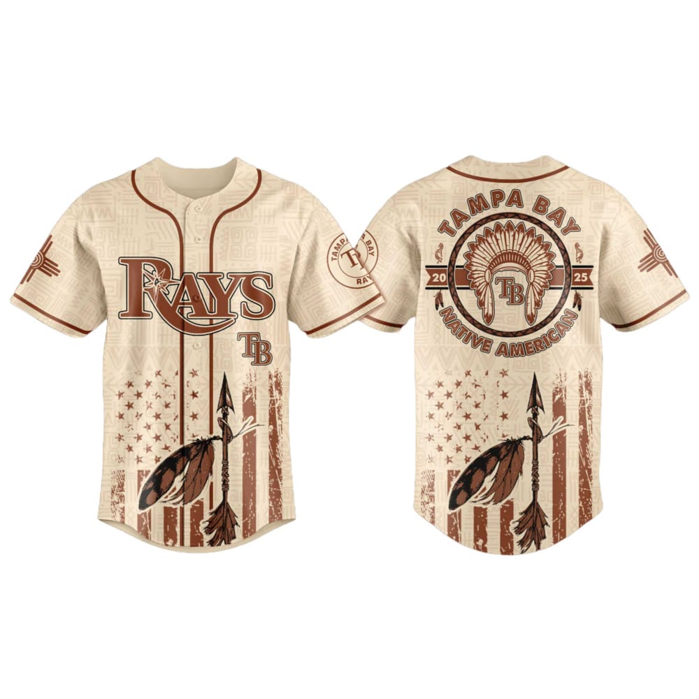 Rays Native American Heritage Month Baseball Jersey 2025 Rays Native American Heritage Month Baseball Jersey 2025
