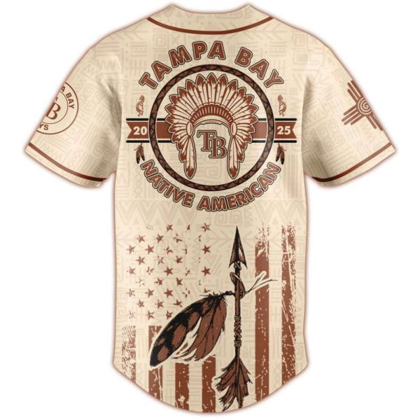 Rays Native American Heritage Month Baseball Jersey 2025