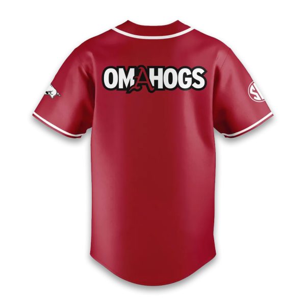 Razorbacks Omahogs Baseball Jersey 2025