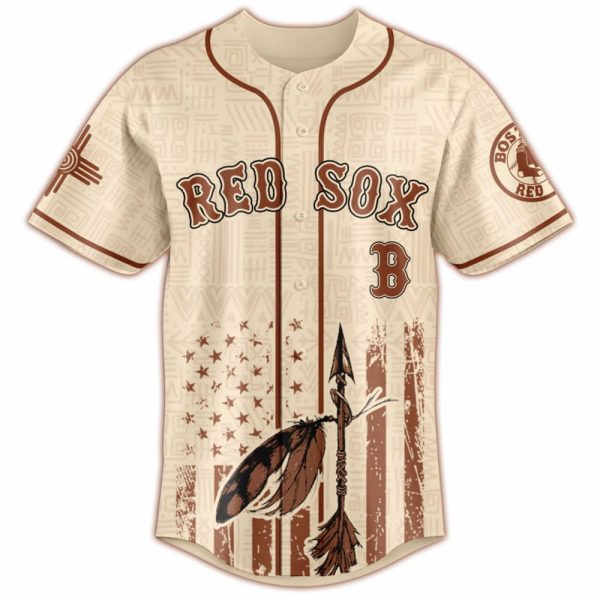 Red Sox Native American Heritage Month Baseball Jersey 2025
