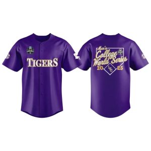LSU Mens College World Series Baseball Jersey 2025