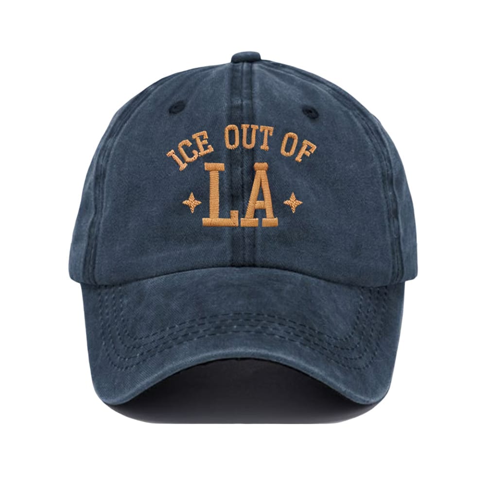 Retro Ice Out Of La Print Baseball Cap Retro Ice Out Of La Print Baseball Cap