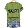 Retro Resist Cat Paw Print T-Shirt
