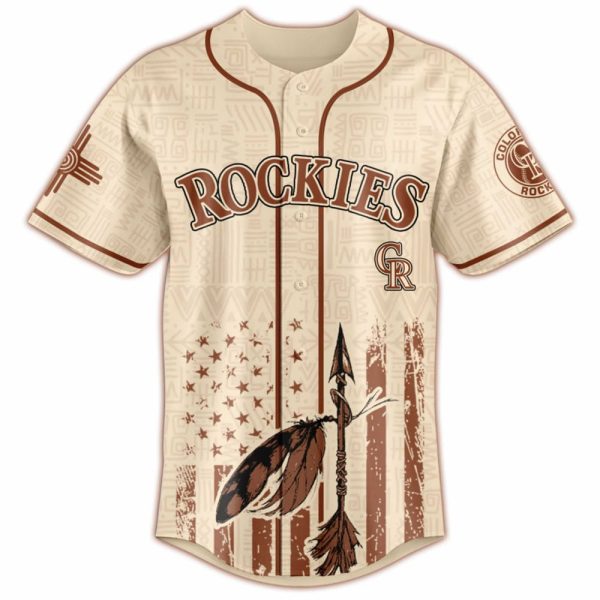 Rockies Native American Heritage Month Baseball Jersey 2025
