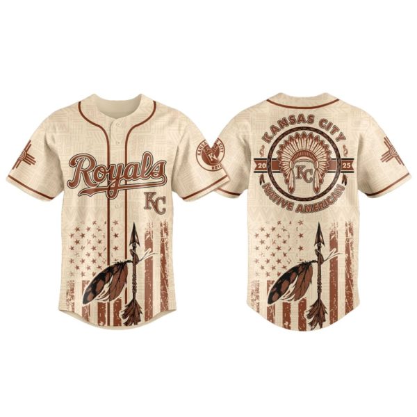Royals Native American Heritage Month Baseball Jersey 2025