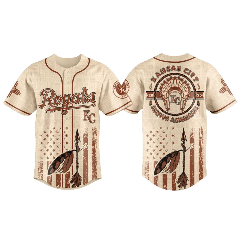 Royals Native American Heritage Month Baseball Jersey 2025 Royals Native American Heritage Month Baseball Jersey 2025