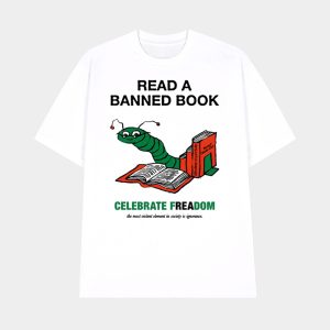 Christian Koss Wearing Read A Banned Book Celebrate Freadom Shirt 1
