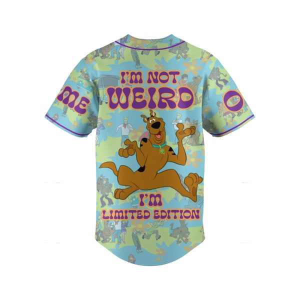 Scooby-Doo I’m Not Weird I’m Limited Edition Baseball Jersey