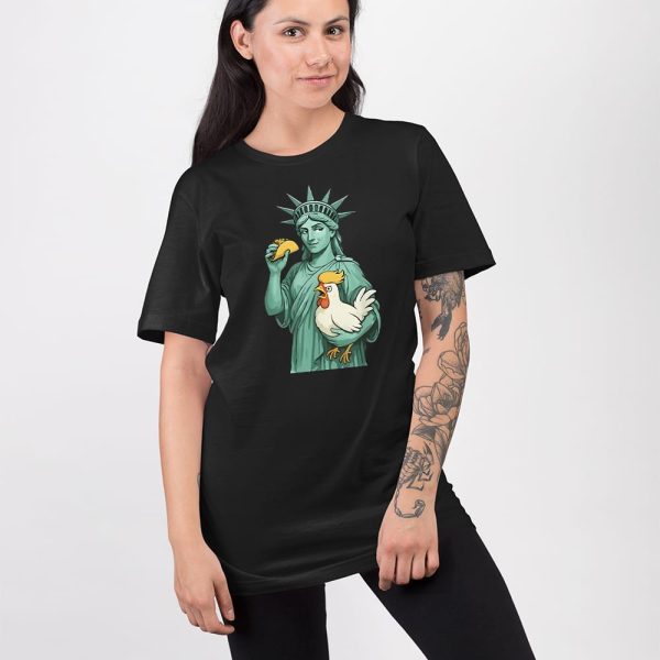 Statue Of Liberty TACO Trump Always Chickens Out Shirt