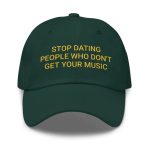 Stop Dating People Who Don't Get Your Music Hat