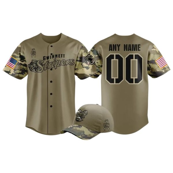 Stripers Military Appreciation Night 2025 Baseball Jersey