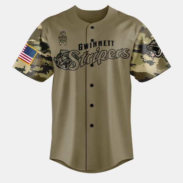 Stripers Military Appreciation Night 2025 Baseball Jersey