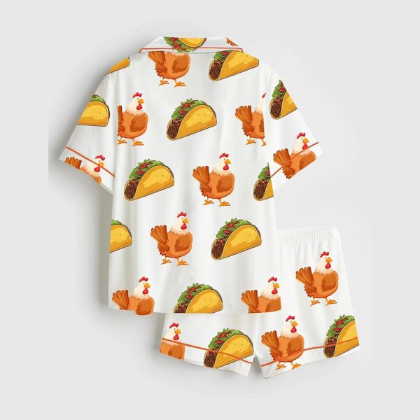 TACO Trump Always Chickens Out Pajama Set