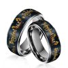 Tangled Silver Tungsten Rings