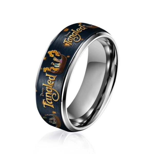 Tangled Silver Tungsten Rings