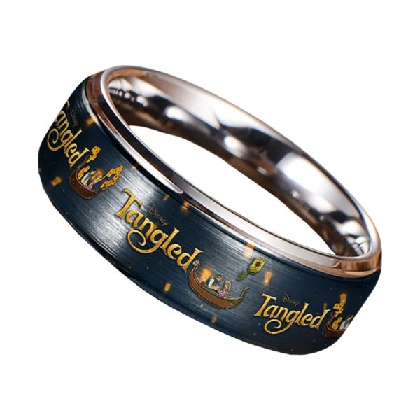 Tangled Silver Tungsten Rings