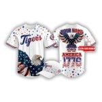 Tigers 4th of July USA Baseball Jersey