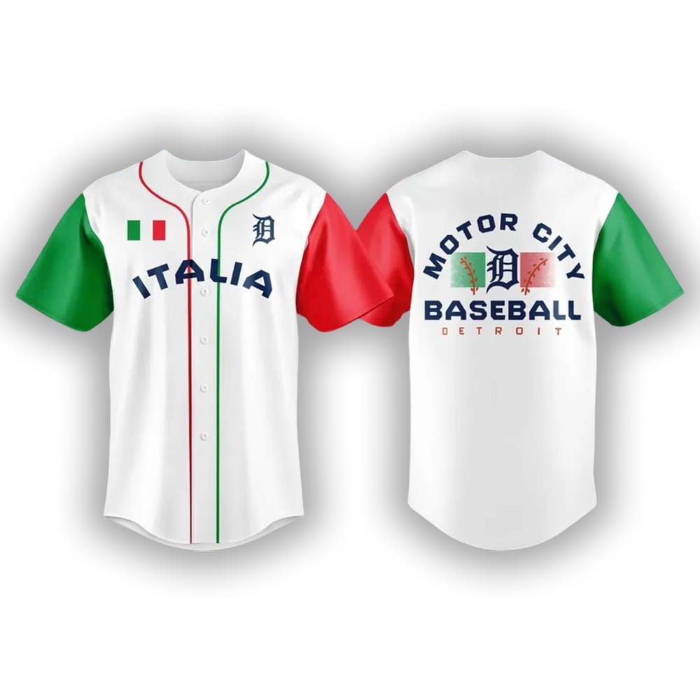 Tigers Italian Heritage Celebration Jersey 2025 Tigers Italian Heritage Celebration Jersey 2025