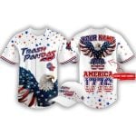 Trash Pandas 4th of July USA Baseball Jersey