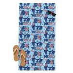 Trump Merica 45 47 Beach Towel